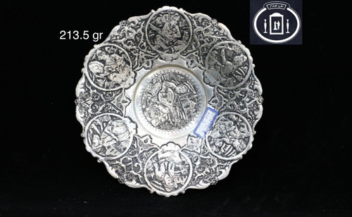 خرید شیرینی خوری نقره عیار ۸۴ مینیاتور ممتاز