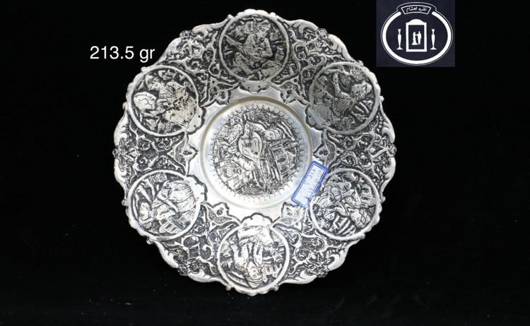 خرید شیرینی خوری نقره عیار ۸۴ مینیاتور ممتاز