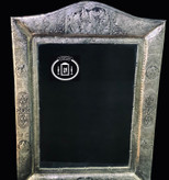 خرید اینترنتی آینه و شمعدان نقره قلم مینیاتور سیاه قلم عیار ۸۴