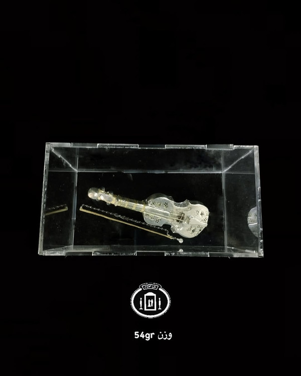 خرید آنلاین تندیس ویولن نقره اهتمام عیار 92.5%