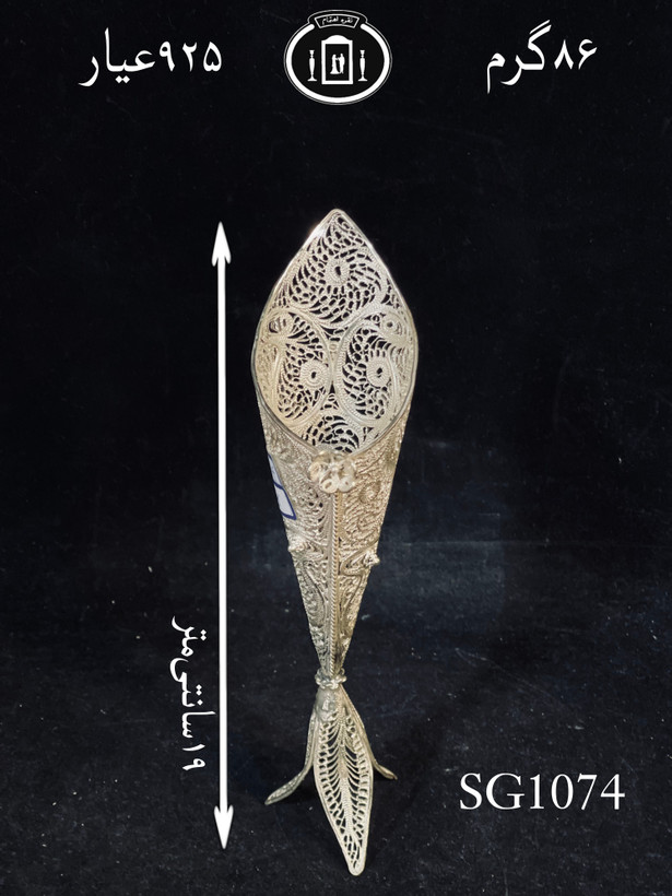 خرید گلدان نقره ملیله ممتاز۹۲/۵٪استاندارد ایران