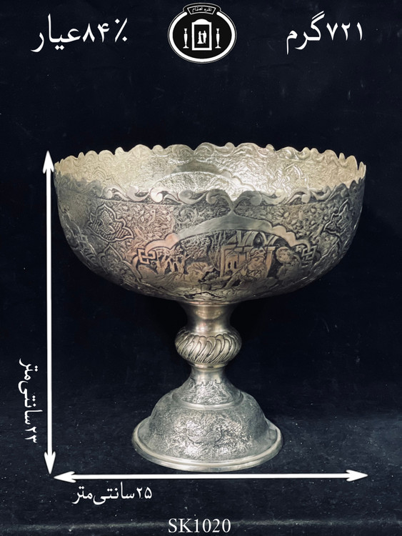 قیمت کاسه گرد کعبدار قلم مینیاتور ممتاز۸۴٪استاندارد ایران