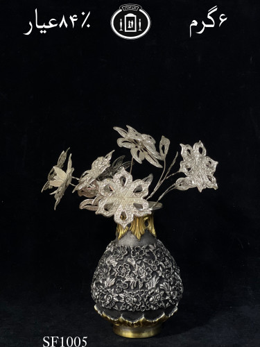 خرید گل نقره سبک پرسی ۸۴٪استاندارد ایران