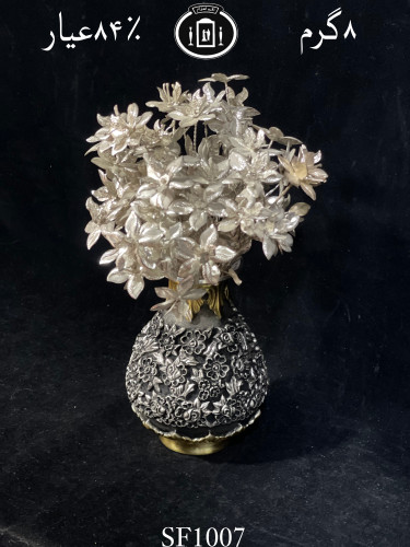 خرید گل نقره سبک پرسی ۸۴٪استاندارد ایران