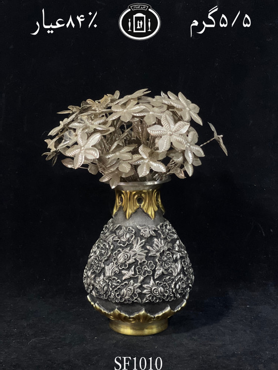 خرید گل نقره سبک پرسی ۸۴٪استاندارد ایران