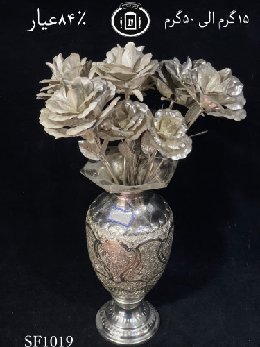 خرید گل نقره رز درشت۸۴٪استاندارد ایران