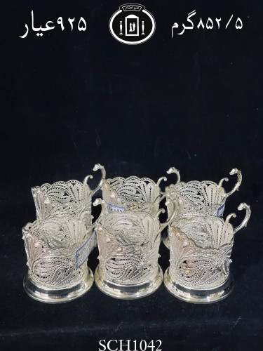 خرید گیره شربت خوری نقره ملیله ممتاز۹۲۵٪استاندارد ایران