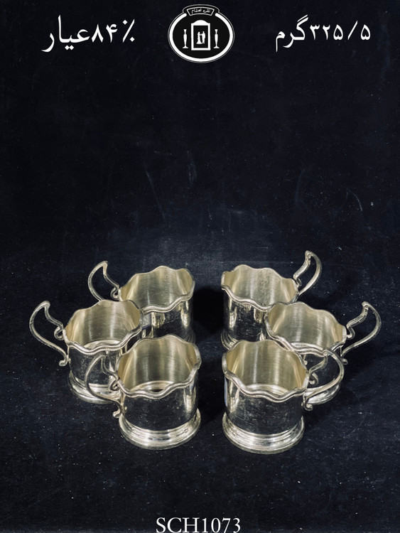 قیمت گیره چای خوری نقره ساده۸۴٪استاندارد ایران