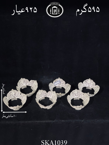 خرید کاسه آجیل خوری نقره ملیله ممتاز۹۲۵٪استاندارد ایران