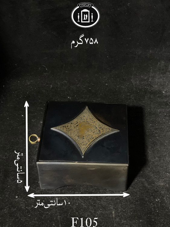 قیمت جعبه جواهرات فولادی طلاکوب تمام دست ساز