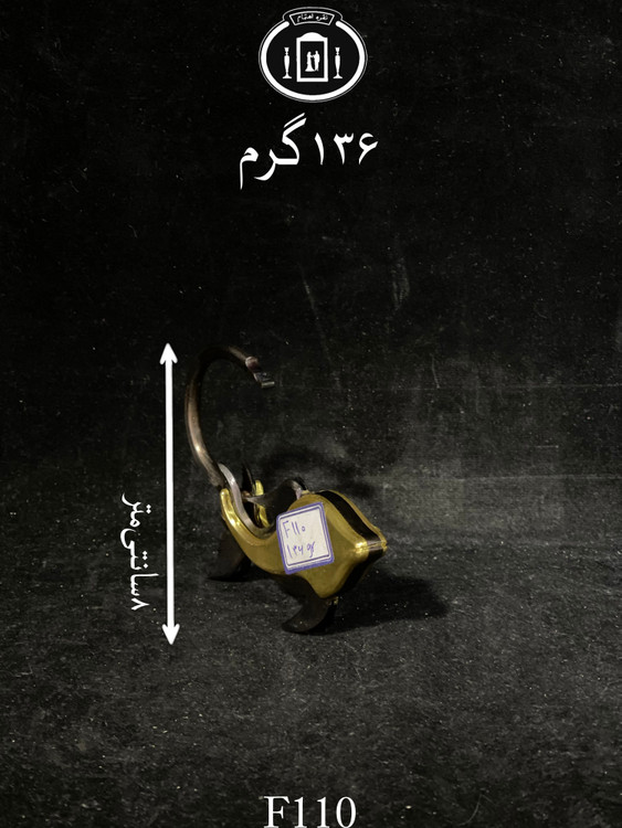 خرید ماهی فولادی طلاکوب تمام دست ساز ممتاز