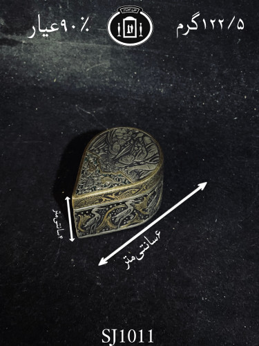 خرید جعبه نقره قلم مینیاتور ممتاز۹۰٪استاندارد ایران